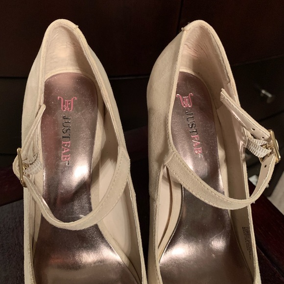 JustFab Payson Beige High Heels 👠. Size 6.5 - Picture 13 of 16